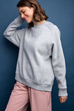 French Terry Crew Neck Sweatshirt