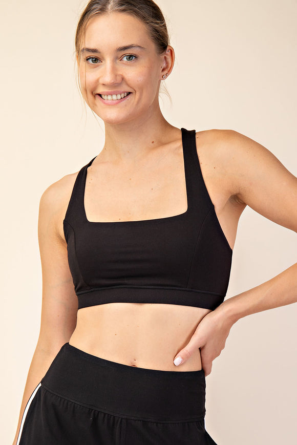 Recycled Butter Crossback Bra