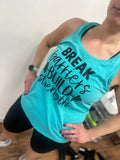 "Break Barriers" Racerback Tank