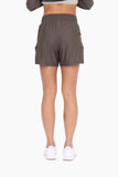 Nylon Blend Active Cargo Shorts