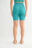Venice Crossover Waist Biker Shorts