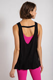 Open Back Keyhole Yoga Tank