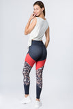 Colorblock Cheetah Print Leggings
