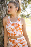 Citrus Floral Extreme Racerback Bra
