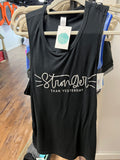 Motivational Decorated Muscle Tank