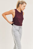 Two-Tone Essential Racerback Tank Top